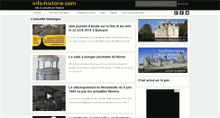 Desktop Screenshot of info-histoire.com